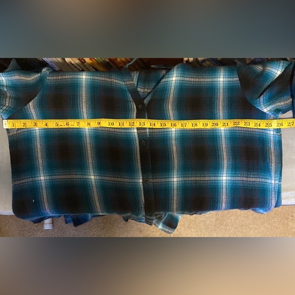 Cato Long Flannel Shirt/Dress, Size XL - Picture 5 of 5